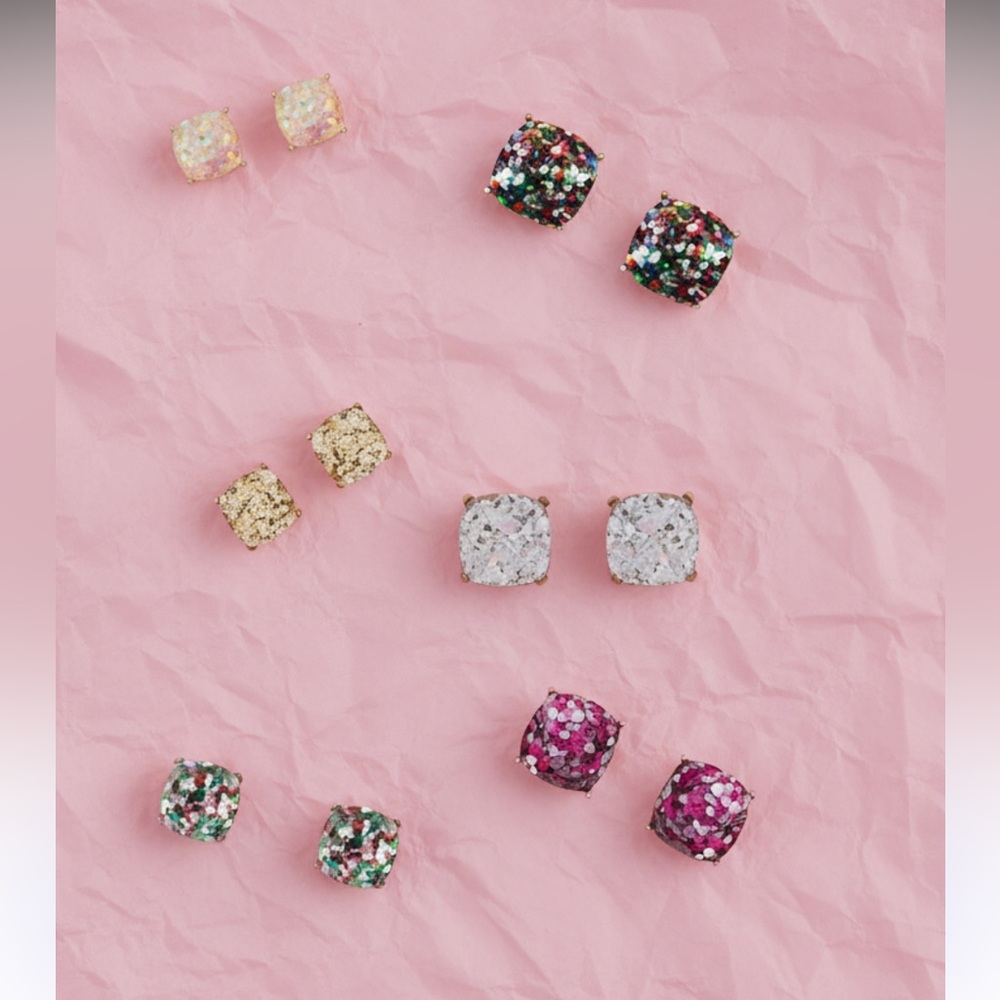 Holiday Sparkle Stud Earrings – Mix & Match Gift Collection- Bundle